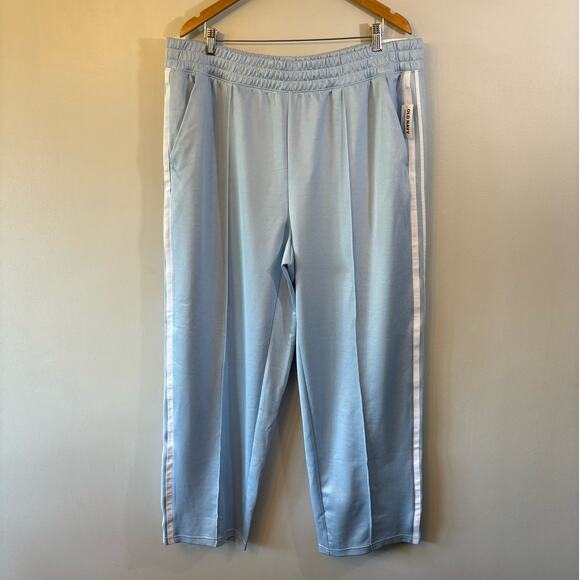 Old Navy Women's Light Blue High Waisted Active Track Pants NWT 2X - Picture 2 of 6